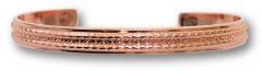 Copper Bracelet - Patterned