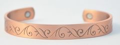 Copper Bracelet - Patterned 26