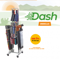 *NEW* DASH UMBRELLAS - FLOOR STAND DEAL *5% OFF THIS DEAL*