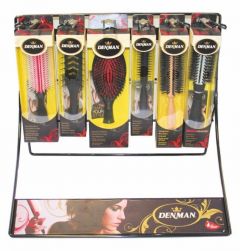 DENMAN HAIRBRUSH DISPLAY SMALL - HOLDS 15 BRUSHES (D)