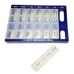 LIFE Healthcare Pill Organiser with 28 Compartments