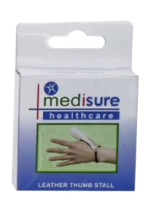 Medisure Stall Thumb Leather - M