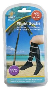 Sure Travel Flight Socks - Large
