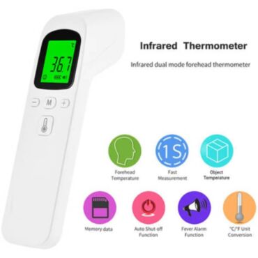 *NEW* INFRARED NON-CONTACT THERMOMETER WITH 3-COLOUR DISPLAY
