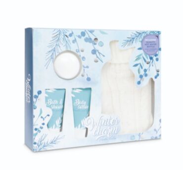 Winter Charm Bath Giftset With 500ml Hot Water Bottle
