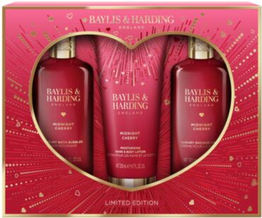 Midnight Cherry Luxury Bathing Essentials Gift Set
