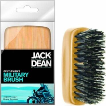 Jack Dean Luxury Beech Wood Military Brush