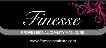 Finesse Manicure Display Header 450mmW X 150mmH (D)