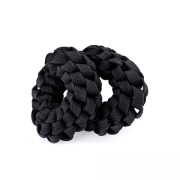 Luminesce 2 Piece Scrunchie Set Black