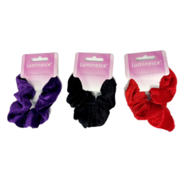 Luminesce Velvet Scrunchies- Ass Colours ** WAS F24**