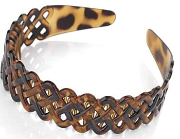 Luminesce Shell & Black Alice Band With Teeth Single ** WAS F25 **