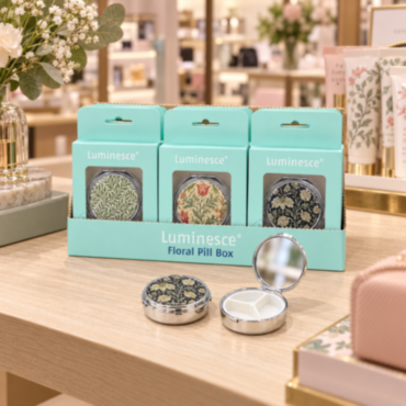 *New* Luminesce Floral Pill Box