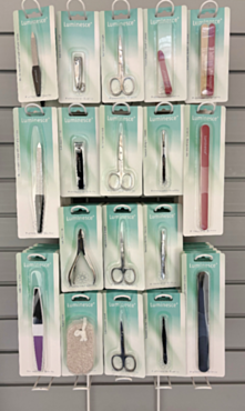 Luminesce Manicure Half Panel Slatwall Display