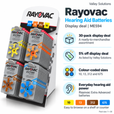 Rayovac Batteries - Display Deal 5 % Off Deal