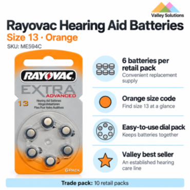 Rayovac Hearing Aid Batteries- No 13 **BEST-SELLER**