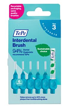 Tepe Interdental Brushes Size 3 - Blue-0.6mm **BEST-SELLER**