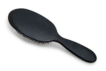 Large Mixed Bristle Brush Black Stardust