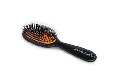 Large Mixed Bristle Brush Black Stardust
