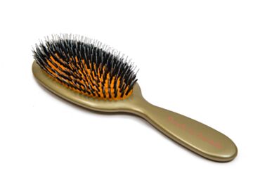 Large Mixed Bristle Brush Gold