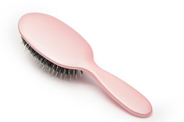 Large Mixed Bristle Brush Rose Gold