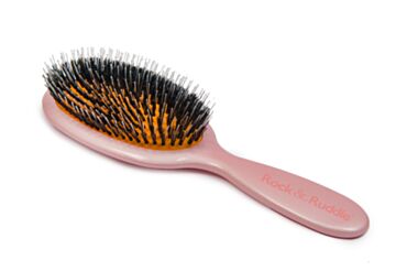 Large Mixed Bristle Brush Rose Gold