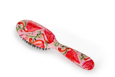 Small Mixed Bristle Brush Flamingos