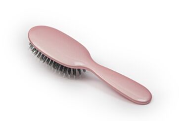 Small Mixed Bristle Brush Rose Gold