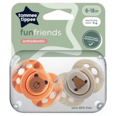 Tommee Tippee Ctn Fun Soothers 6-18M