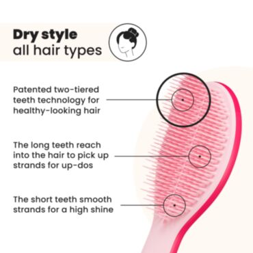 Tangle Teezer The Ultimate Finishing Brush - Pink **BEST-SELLER**