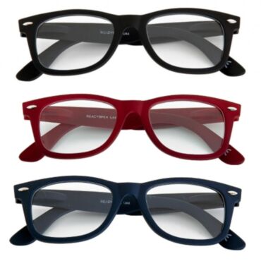 Readyspex Reading Glasses-1.25 Wayfarer Rubber Finish