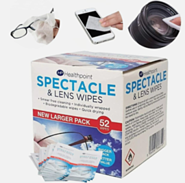 Healthpoint Spectacle & Lens Wipes **BEST-SELLER**