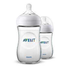 Avent Natural Twin Pack Bottles 260ml