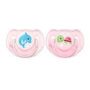 Avent Soothers Ultra Air Girl 6-18M