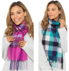 Ladies Checked Scarf