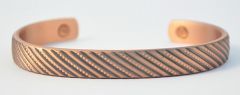 Copper Bracelet - Patterned 25