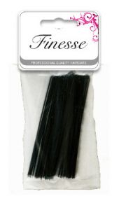 Finesse Straight Hair Pins Black