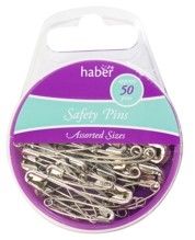 Haber Assorted Safety Pins (Gilt And Silver)