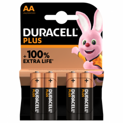 Duracell Plus Batteries 4 Pk AA  **BEST-SELLER**
