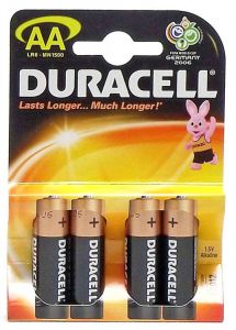 Duracell Batteries 4 Pk Aa