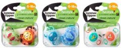 Tommee Tippee Ctn Fun Soothers 6-18M